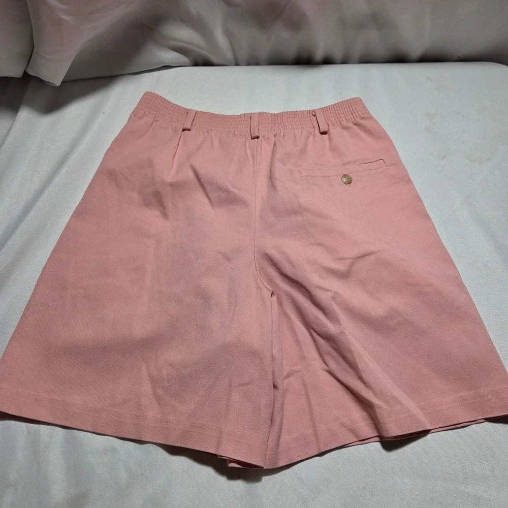 Vintage‎ Jaclyn Smith Sport Pink High Waisted Pleated Shorts Made in USA Size 6